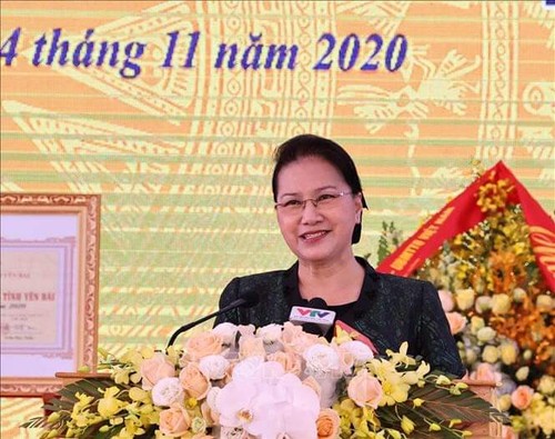 Journée de la grande union: Nguyên Thi Kim Ngân se rend à Yên Bai - ảnh 1