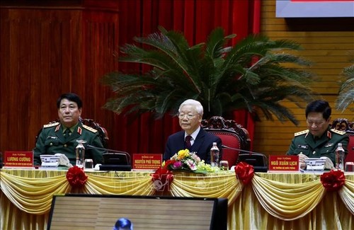 Nguyên Phu Trong préside la conférence militaire nationale de 2020 - ảnh 2