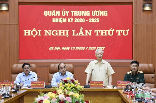 Nguyên Phu Trong préside la conférence de la commission militaire centrale - ảnh 1