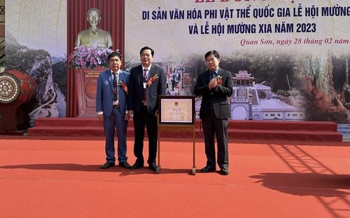 Le festival de Muong Xia est reconnu Patrimoine culturel immatériel national - ảnh 1