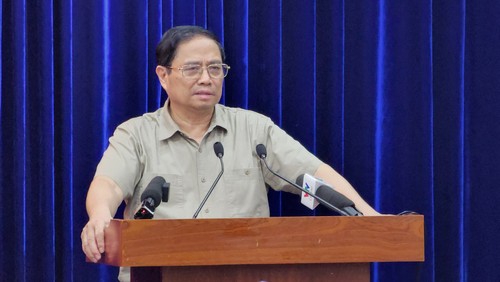 Erosions: Le Premier ministre Pham Minh Chinh vérifie l’état des lieux de Cà Mau, Soc Trang et Bac Liêu - ảnh 1