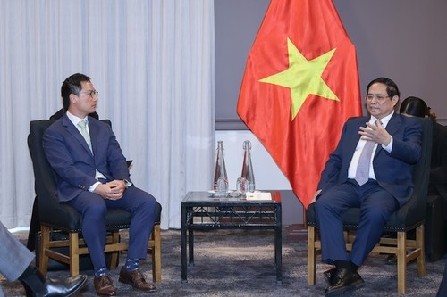 Pham Minh Chinh rencontre les dirigeants de certaines entreprises australiennes - ảnh 1