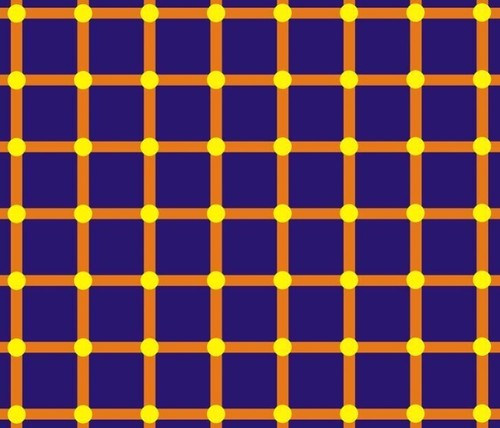 Câu đố gây hoa mắt: Có mấy chấm đen trong hình? - ảnh 1