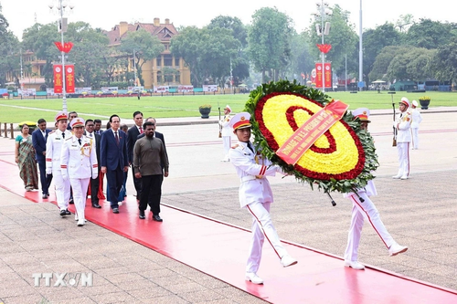 Toàn cảnh chuyến thăm cấp Nhà nước đến Việt Nam của Tổng thống Sri Lanka - ảnh 4