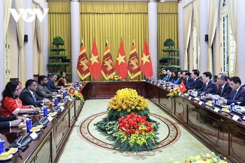 Toàn cảnh chuyến thăm cấp Nhà nước đến Việt Nam của Tổng thống Sri Lanka - ảnh 6