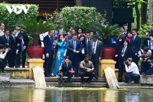 Toàn cảnh chuyến thăm cấp Nhà nước đến Việt Nam của Tổng thống Sri Lanka - ảnh 8