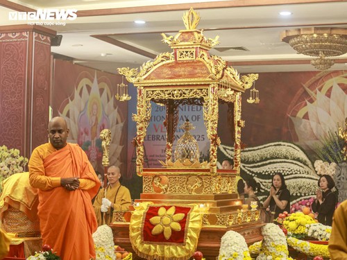 Phật tử vượt trăm cây số, thức trắng đêm chờ đợi vào chùa Quán Sứ chiêm bái xá lợi Đức Phật - ảnh 13