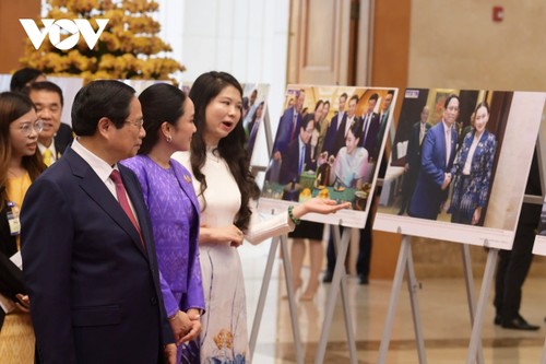 Lễ đón Thủ tướng Thái Lan Paetongtarn Shinawatra thăm chính thức Việt Nam - ảnh 12