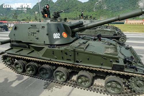Tên lửa, xe chiến đấu 'Made in Vietnam' phô diễn sức mạnh tại buổi hợp luyện A80 - ảnh 5