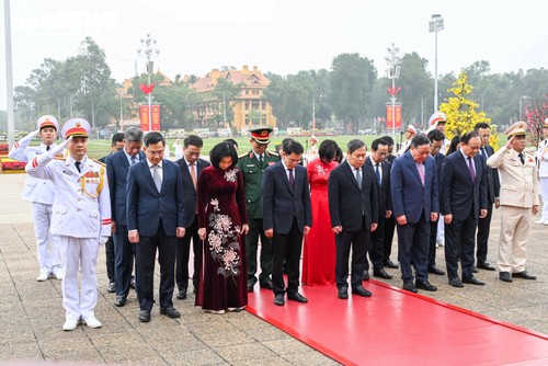 Lãnh đạo Đảng, Nhà nước vào Lăng viếng Chủ tịch Hồ Chí Minh nhân dịp Tết Bính Ngọ - ảnh 11