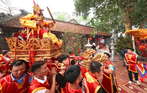 Độc đáo nghi lễ rước 'vua, chúa sống' tại lễ hội Đền Sái - ảnh 2