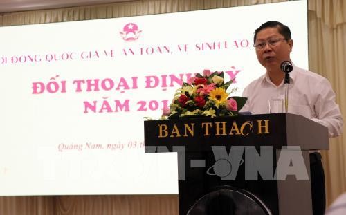 Đối thoại Hội đồng quốc gia về an toàn, vệ sinh lao động năm 2019 - ảnh 1