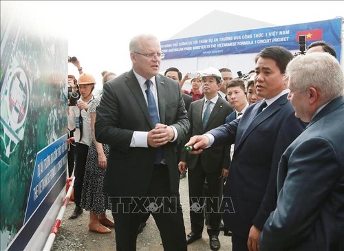 Thủ tướng Australia Scott Morrison ấn tượng về đường đua Công thức 1 Hà Nội - ảnh 1