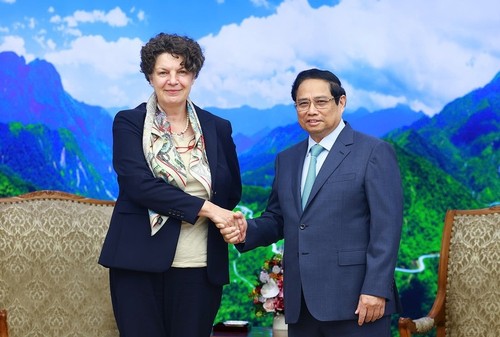 Le Premier ministre Pham Minh Chinh reçoit l’ambassadrice d’Allemagne Helga Margarete - ảnh 1