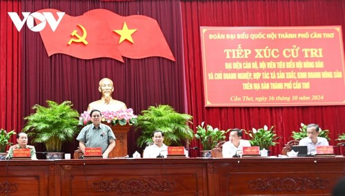 Pham Minh Chinh rencontre des électeurs de Cân Tho - ảnh 1