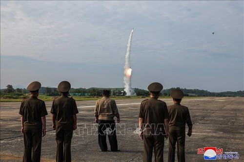 Kim Jong-un inspecte ses bases de missiles stratégiques - ảnh 1