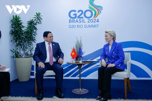 G20: Xi Jinping, Joe Biden, Antonio Guterres... Pham Minh Chinh multiplie les rencontres bilatérales - ảnh 4