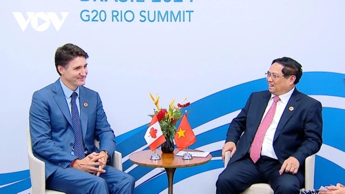 Rencontres de Pham Minh Chinh en marge du sommet du G20 - ảnh 5