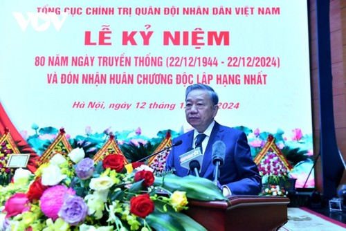 Le Département général de la politique de l'Armée populaire vietnamienne fête ses 80 ans - ảnh 1