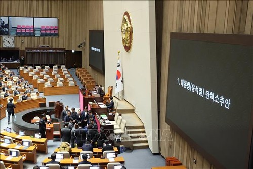 Première audience de la Cour constitutionnelle sur la destitution du président Yoon Suk-yeol - ảnh 1