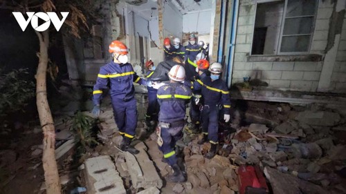 Forces vietnamiennes au Myanmar: une mission de secours face à la dévastation - ảnh 1