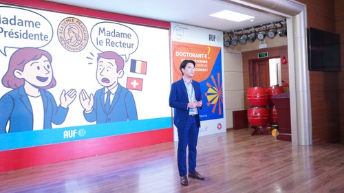 Hanoï accueille la première finale Asie-Pacifique du concours “Ma thèse en 180 secondes” - ảnh 6