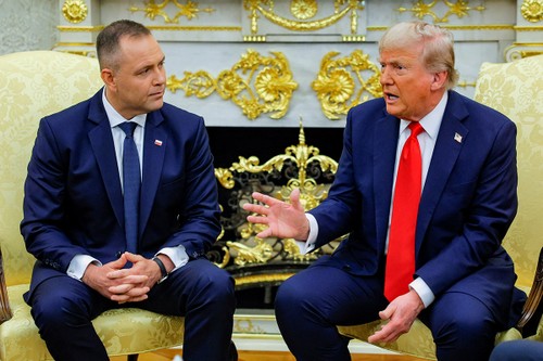 Donald Trump promet de maintenir la présence militaire américaine en Pologne - ảnh 1