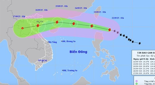 Le Vietnam se prépare à l’arrivée du super-typhon Ragasa  - ảnh 1