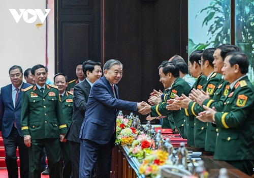 Tô Lâm à la clôture du XIIe Congrès de l’organisation du Parti au sein de l’Armée  - ảnh 1