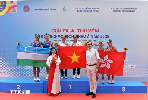 Aviron: le Vietnam remporte 6 médailles d’or aux Championnats d’Asie 2025 - ảnh 1