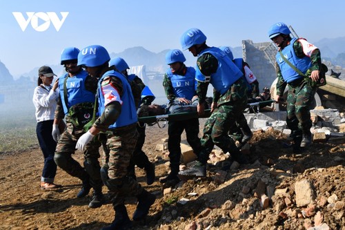 Vietnam-Inde: un exercice d’intégration sur le terrain pour les opérations de maintien de la paix - ảnh 1