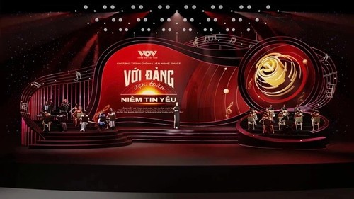 La Voix du Vietnam organise une soirée artistique en l'honneur du XIVᵉ Congrès national du Parti - ảnh 1