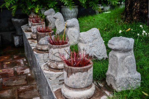 Посещение храма Нге, где поклоняются женщине-генералу Ле Тян - ảnh 9