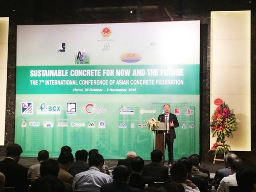 Conférence internationale sur le développement durable du béton à Hanoi  - ảnh 1