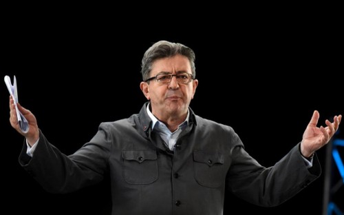 Présidentielle : à Lyon, Jean-Luc Mélenchon fait feu sur Emmanuel Macron - ảnh 1