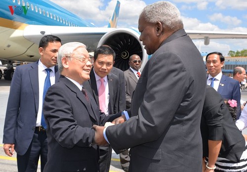 Nguyên Phu Trong entame sa visite d’Etat à Cuba  - ảnh 1