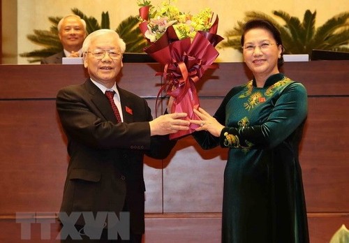 La presse japonaise parle de l’élection de Nguyên Phu Trong au poste de président vietnamien - ảnh 1