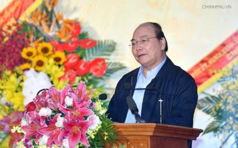 Nguyên Xuân Phuc à la fête de la grande union nationale de Bac Giang - ảnh 1