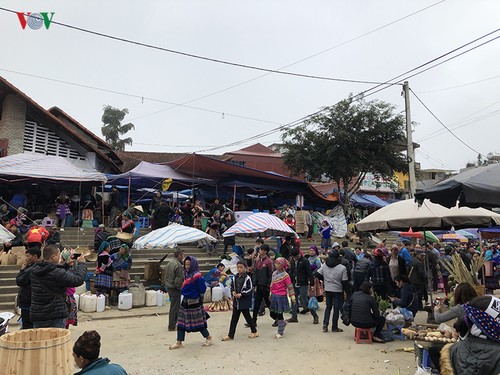 Les chiens Mông du marché de Bac Hà - ảnh 1