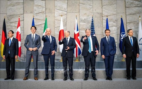 Le G7 se dit prêt, sur le principe, à se sevrer du pétrole russe - ảnh 1