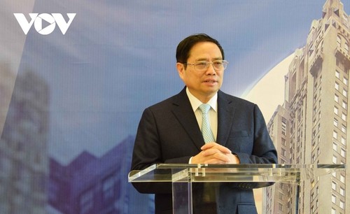 Pham Minh Chinh assiste à l’inauguration de la succursale de FPT à New York  - ảnh 1