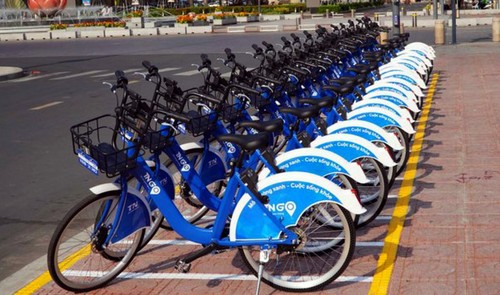 Hanoï expérimente le service de vélos urbains - ảnh 1