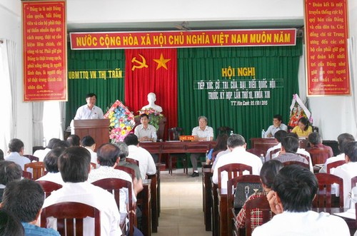 Đại biểu Quốc hội các địa phương ghi nhận nhiều ý kiến đóng góp của các cử tri  - ảnh 1