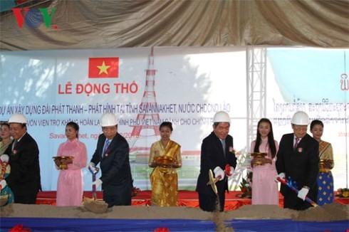 lễ động thổ dự án đài phát thanh phát hình khu vực tỉnh savannakhet hình 1 le dong tho du an dai phat thanh phat hinh khu vuc tinh savannakhet hinh 1