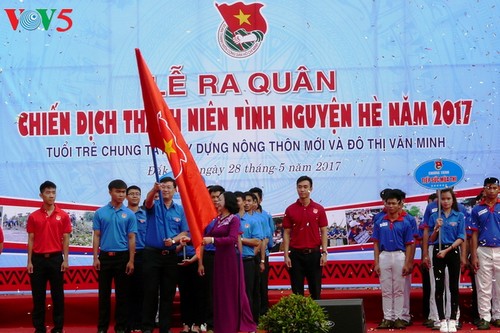 Lễ ra quân Chiến dịch Thanh niên tình nguyện Hè năm 2017  - ảnh 1