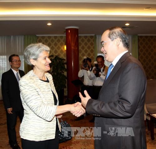 Lãnh đạo Thành phố Hồ Chí Minh tiếp Tổng Giám đốc UNESCO  - ảnh 1