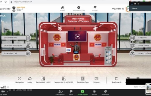 Doanh nghiệp, bệnh viện Việt Nam tham dự hội chợ trực tuyến đầu tiên tại Ấn Độ - ảnh 1