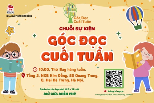 Nhà xuất bản Kim Đồng ra mắt chuỗi sự kiện Góc đọc cuối tuần dành cho thiếu nhi - ảnh 1