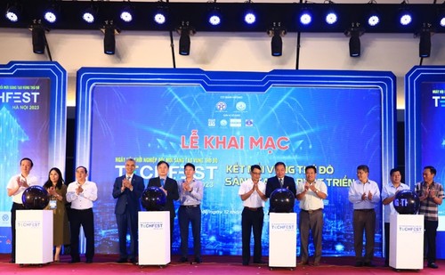 Khai mạc Techfest Hà Nội 2023: Hà Nội kết nối Vùng Thủ đô - sáng tạo và phát triển - ảnh 1