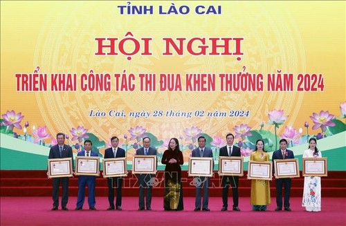 Phó Chủ tịch nước Võ Thị Ánh Xuân thăm và làm việc tại tỉnh Lào Cai - ảnh 1